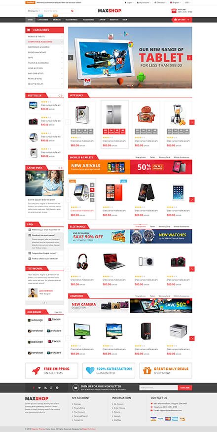 Home Page 1 - Multi-Purpose WooCommerce WordPress Theme - MaxShop | WPThemeGo