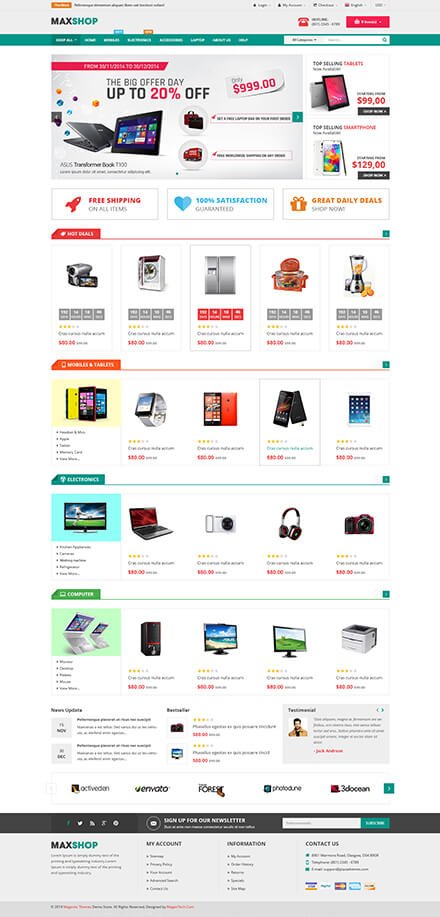 Home Page 5 - Multi-Purpose WooCommerce WordPress Theme - MaxShop | WPThemeGo