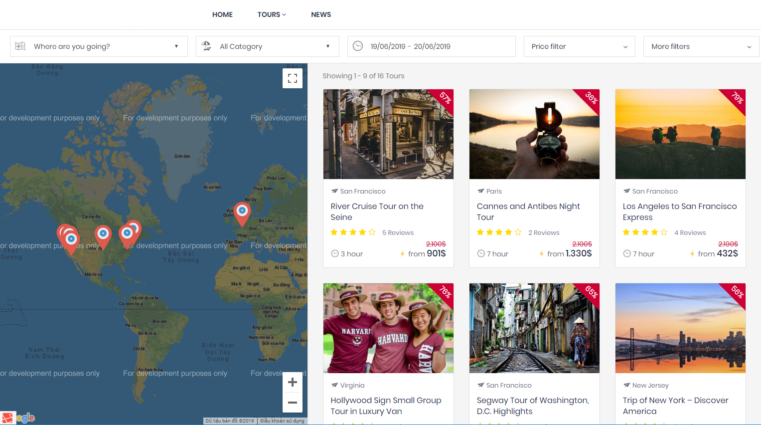 Search Map